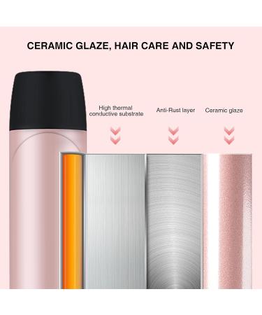MEGAWISE Pro 1.25" Ceramic Barrel Hair Curling Iron - Fast Heating Anti-Scald Auto Shut Off Includes Clips & Glove - International Shipping Available - Buy Online on GoSupps.com