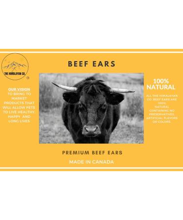 Cow Ears for Dogs - All Natural - Single Ingredient - 40 Pack Original - All Natural Whole Cow Ears - Dog Chew Treat - Rawhide Alternative - Highly Digestible Dog Chew - Larger Then Pig Ears ORIGINAL (40 PACK) - Buy Online on GoSupps.com