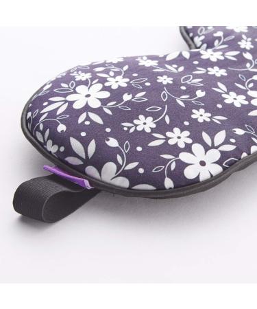 O'Bester Natural Silk Sleep Mask | Super Soft Eye Mask with Adjustable Strap | Ultimate Sleeping Aid Blindfold | Blocks Light | Small White Flowers - Buy Online on GoSupps.com