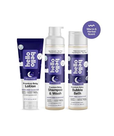 Hello Bello Premium Baby Lotion - Vegan & Cruelty-Free Moisturizer for Babies and Kids - Sleep Sweet Scent - 8.5 FL Oz - Buy Online on GoSupps.com