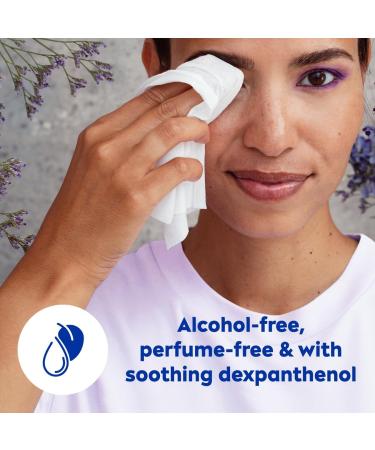 NIVEA Biodegradable Cleansing Wipes for Sensitive Skin - 25 Count Pack - Makeup Remover Wipes from Plant Fibres - Buy Online on GoSupps.com