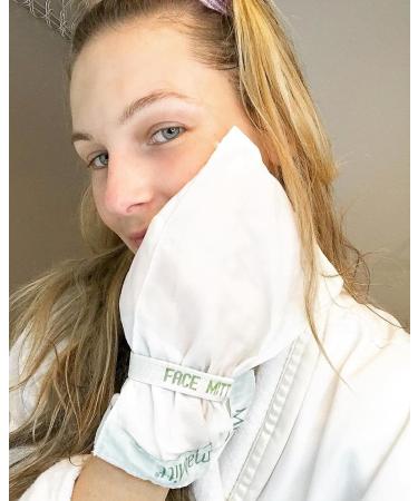 MicrodermaMitt Clear Skin Exfoliating Scrub Mitt for Acne Prone Skin - Deep Pore Cleansing, Prevents Blackheads, Improves Skin Texture - Non-Abrasive & Chemical Free - Buy Online on GoSupps.com