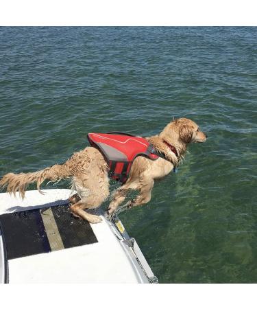 Vivaglory Sporty Dog Security Vest - Durable Neoprene Rescue Vest with Velcro Fastener Comfortable Fit for Medium Dogs (Red 53-64cm Chest) - Buy Online on GoSupps.com