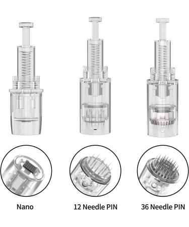 12 Pins Needles - 10 Sterile Replacement Cartridges for Microneedle Pen | Individually Packed for Chemical Links - Buy Online on GoSupps.com