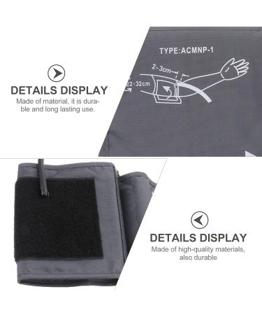 Ultnice Universal Blood Pressure Cuff Replacement - Upper Arm Meter Accessory (22-32cm Dark Gray) for Accurate Readings - Buy Online on GoSupps.com