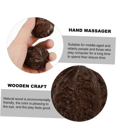 HAPINARY 6-Piece Health Ball Set | Wooden Hand Massager & Craft Ornament for Relaxation & Therapy - Buy Online on GoSupps.com