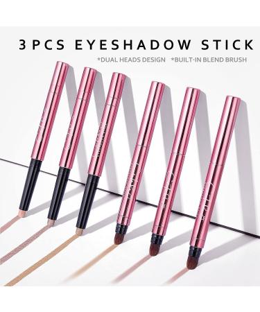 CUTEBEY Lemonade Eyeshadow Stick Set - Waterproof, Smudge-proof, Long-lasting Eye Makeup - 3PCS - Buy Online on GoSupps.com
