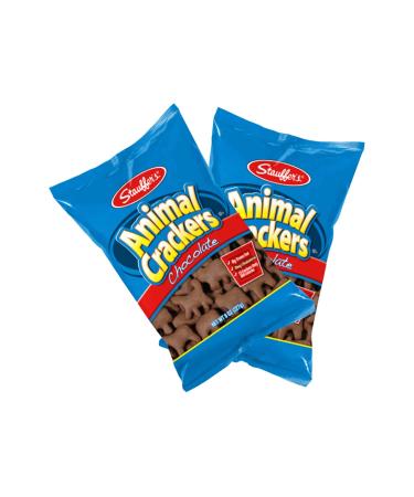 Ja'Cor Chocolate Animal Crackers Snack Packs - Assorted Animal Shapes - 8 oz Bags (Pack of 2) - Buy Online on GoSupps.com
