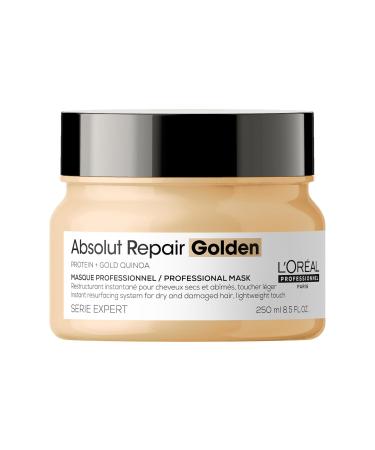 L Or al Professionnel Golden Lightweight Mask With Protein And Gold Quinoa for Fine-Medium Dry And Damaged Hair Serie Expert Absolut Repair 250 ml - Buy Online on GoSupps.com
