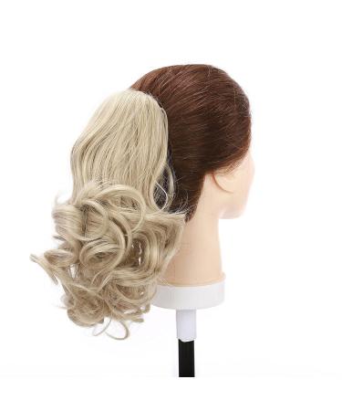 Buy S-NOILITE Voluminous Hair Extension - 30cm Wavy Ponytail Braid in Ash Blonde & Bleach Blonde | International Shipping - Buy Online on GoSupps.com