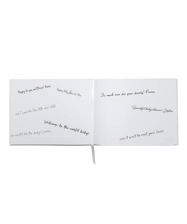 Pearhead Gender Neutral Baby Shower Guest Book - Ivory Linen with Gold Print - Buy Online on GoSupps.com