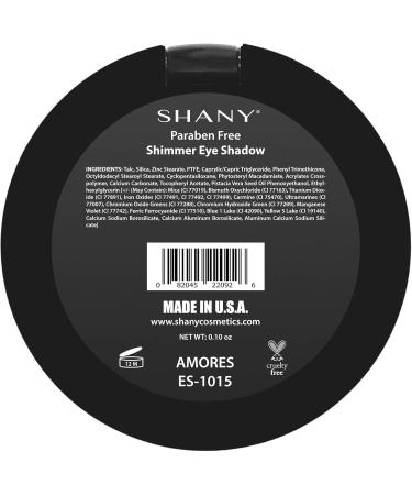 SHANY Paraben Free Silky Shimmer Eye Shadow Amores - Buy Online on GoSupps.com