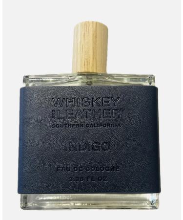 Whiskey Leather Indigo Eau De Cologne Spray for Men 3.38 fl oz Southern California