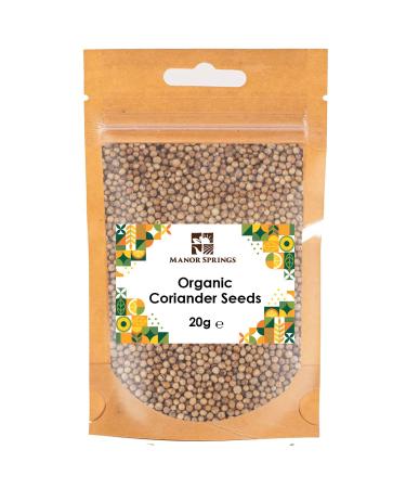 Organic Coriander Seeds 20g by Manor Springs Organic