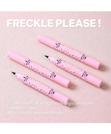  Beliky Girl Double Head Natural Freckle Pen 5 Point Waterproof Eyeliner Pen for Face Freckle Makeup ESPRESSO - Buy Online on GoSupps.com