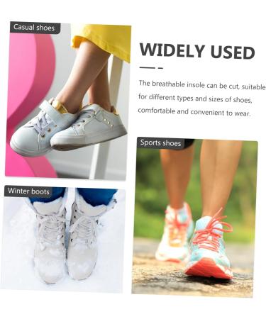 NOLITOY Height Increase Insoles - Elastic Absorption Heel Cushions for Sports Shoes | Arch Support Inserts for Boot & Shoe Pad - Buy Online on GoSupps.com