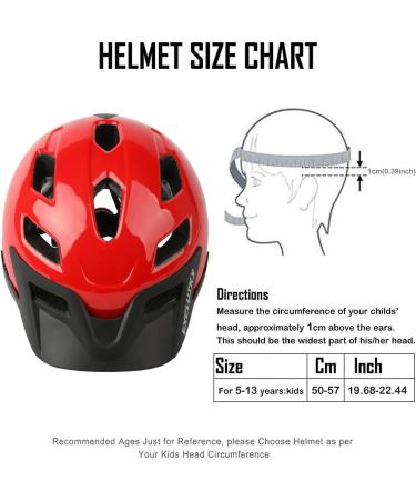 Exclusky Kids Bike Helmet - Adjustable Safety Lightweight Children Bicycle Helmet for Skating, Cycling, Scooter - Boys and Girls Ages 5-14 - Buy Online on GoSupps.com