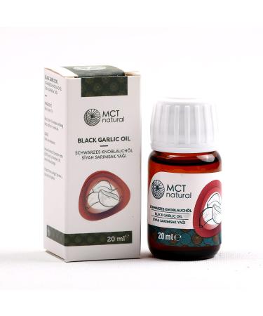 MCT natural | Black garlic oil 20ml | 100% pure oil | Natural cosmetics | Hair oil & against hair loss