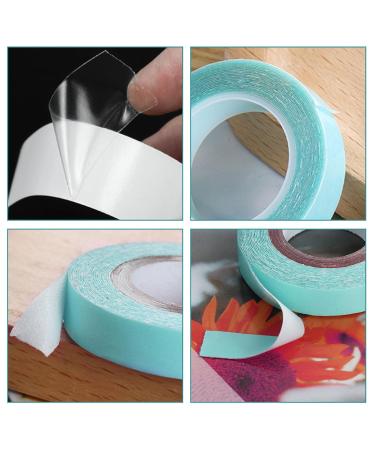 FUIPVGI 5 Rolls/15 Meters Hair Extension Tape Tabs Double Sided Adhesive Wig Hairpiece Waterproof Blue Tape Body Tape Beauty Tool for Human Hair Weft Replacement Toupee Tape (Blue) (Blue) - Buy Online on GoSupps.com