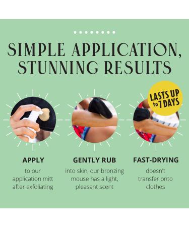 Skinerals Self Tanner Mousse - Onyx Extra Dark | Organic No-Streak Sunless Tanner - Long Lasting 8oz Tanning Foam for Face & Body - Buy Online on GoSupps.com