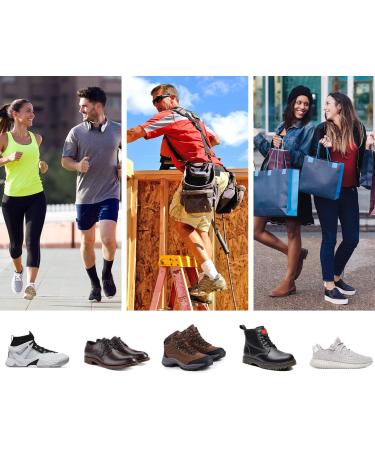 Premium Insoles for Neutral Arch Support & Plantar Fasciitis Relief | Maximum Cushioning | Men s 12-13 & Women s 8.5-10.5 | Sky Blue & Black - Buy Online on GoSupps.com