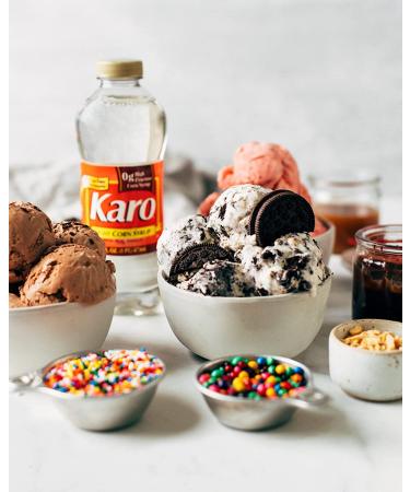 Karo Light Corn Syrup with Real Vanilla 32 oz Bottle + Measuring Spoon - Buy Online on GoSupps.com