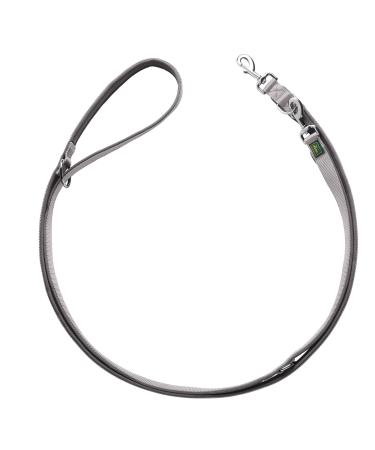 HUNTER NEOPRENE Adjustable dog leash 2.0 x 200 cm grey 2.0 x 200 cm grey