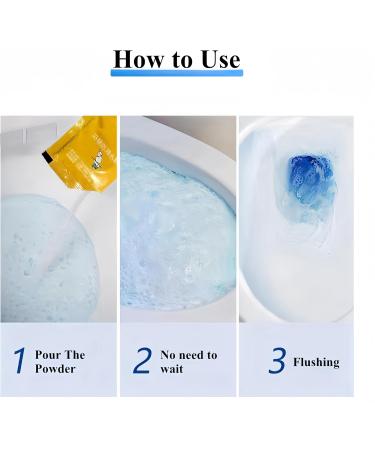 Splash Foam Toilet Cleaner Tablets - Powerful Anti-Splash Toilet Cleaner for Effective Cleaning (20 Count - Buy Online on GoSupps.com