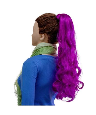 hair2heart Extensions Ponytail Extensions Braid Wavy - Bubblegum 60cm 100g