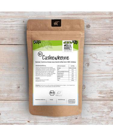 500g Organic Cashew Nuts | Natural Product | Controlled Organic Cultivation | Buy Online at TASTE MARKET - Buy Online on GoSupps.com