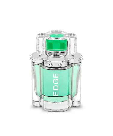 Swiss Arabian EDGE Men Eau de Parfum 100mL | Clean Citrusy and Shower Fresh | Lemon Lavender Mint Cinnamon Cardamom Cedarwood Patchouli Sandalwood | by Oud Perfume Artisan Cologne Spray