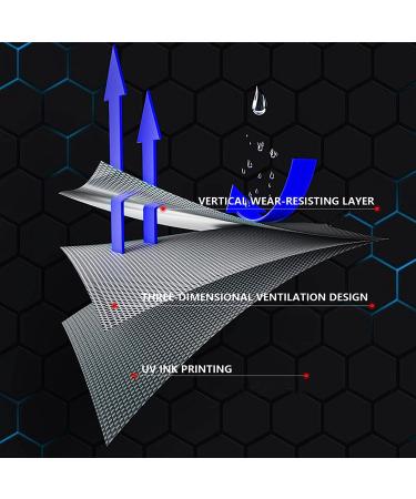 ENLEE Bike Frame Protection Sticker - All Mountain Style Honeycomb High Impact Guard for Maximum Protection - Transparent - Buy Online on GoSupps.com