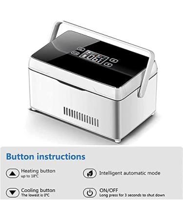 Medicine Refrigeration Case Insulin Cooler Box Mini Medical Refrigerator Diabetic Insulin Travel Cooler LCD Display Super Large Capacity 2Battery - Buy Online on GoSupps.com