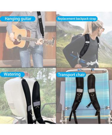Adjustable Waterproof Black Shoulder Strap Replacement - Durable & Water-resistant - Buy Online on GoSupps.com