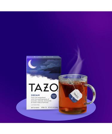 Tazo Dream Herbal Tea - 20 Tea Bags (1.41 oz) | Soothing & Relaxing Blend - Buy Online on GoSupps.com
