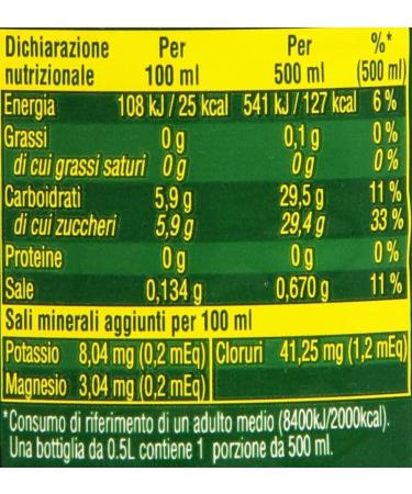 24x Energade Arancia Rossa Bevanda energetica red orange energy drink 05 liter - Buy Online on GoSupps.com