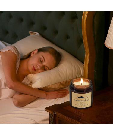 Sleep Candles Gifts for Women Scented Candles Gift Set for Anxiety Relaxation Gifts for Women Gift for Mom Friends and Loved Ones Ideal for Valentine's Day Birthdays 2 Piece Set + Eye Mask - Buy Online on GoSupps.com