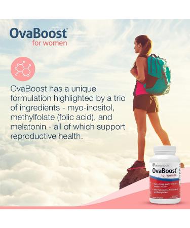 FertilAid for Women & Ovaboost Combo - Natural Fertility Supplements for Ovulation & Egg Quality - 1 Month Supply - Buy Online on GoSupps.com