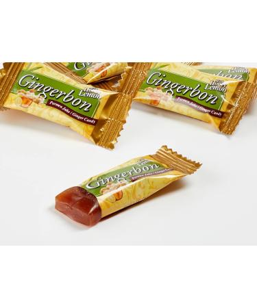 GINGERBON Ginger Honey Lemon Bonbons - 125g (Pack of 2) | Buy Internationally - Natural Candy for Wellness - Buy Online on GoSupps.com