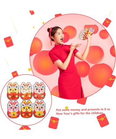 Lurrose 24pcs 2023 Red Envelope 2023 Red Packet Wedding Envelopes 2023 Money Bag Chinese Red Envelopes Wedding Favors Cartoon Red Envelope Chinese Style Year Red Envelope Child Paper Assorted Color 1 12.5X8.7cm - Buy Online on GoSupps.com