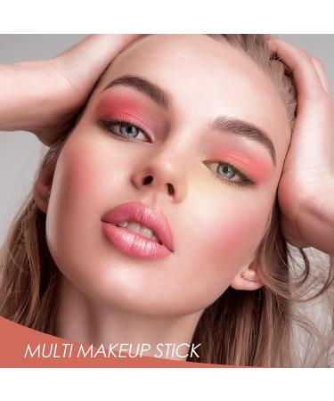 3-in-1 Multi Stick Makeup Set: Lip, Cheek, and Highlighter Stick - Waterproof and Long Lasting Cream Contour, Bronzer, and Face Makeup Stick - Cruelty-Free (Color Set B) - Buy Online on GoSupps.com