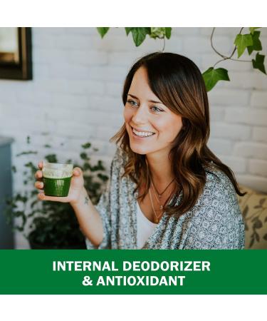 Liquid Chlorophyll Drops Unflavoured 15X Concentrated 100ml Cold Extracted from Non-GMO Alfalfa - Detox - Alkaline - Natural Body Deodorant Antioxidant - Made in Canada - Buy Online on GoSupps.com