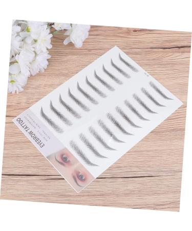 Housoutil 2pcs 3d Eyebrow Stickers Suits Makeup Eyes Brown Natural Simple Eyebrow Tool Women's Clothing 6d - Buy Online on GoSupps.com