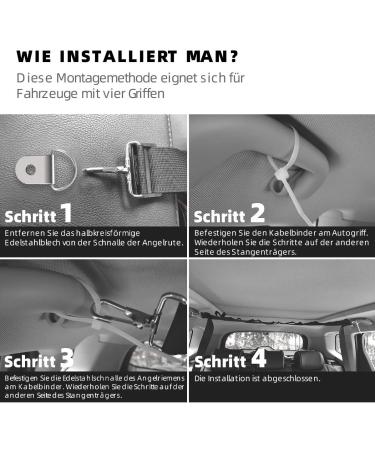 7 Rod Fishing Rod Holder Carrier - Adjustable Vehicle Straps (2-Pack) for Trucks SUVs & Vans - Metal Buckle 29 to 60 Inches - Buy Online on GoSupps.com