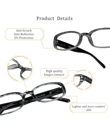 LifeArt 4 Pairs Reading Glasses - Blue Light Blocking Computer Reading 1.5x Magnification - International Shipping - Buy Online on GoSupps.com