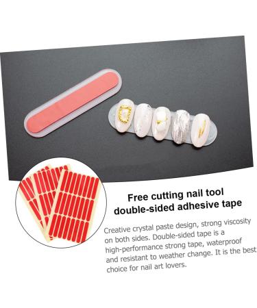  Beavorty Beavorty 6 Pieces Extension Glue Stickers Nail Sticker Double Sided Nail Tape Double Sided Nail Tips Glue Tape Eyelash Glue Glue Tape - Buy Online on GoSupps.com