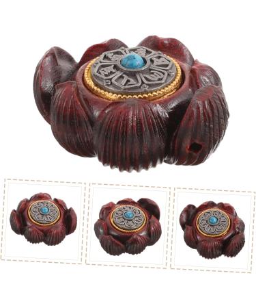 Buy Solustrie Hand Exercise Plate | Tibetan Buddhist Pearls & Wood Carvings for Massage & Relaxation - Buy Online on GoSupps.com
