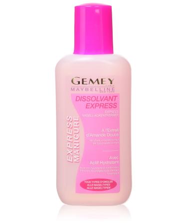 Maybelline New York - Express Manicure Remover - Moisturising and Acetone - 125 ml With sweet almond extract