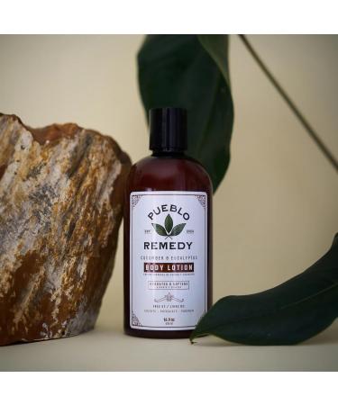Pueblo Remedy Body Lotion Cucumber & Eucalyptus Hydrating & Softening Moisturizer with Shea & Cocoa Butter Vegan & Cruelty-Free 16.9 Oz - Buy Online on GoSupps.com