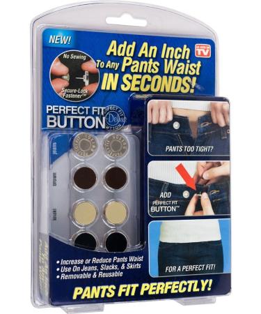 Perfect Fit Button: Extend Pants Waistline - Set of 8 - Buy Online on GoSupps.com